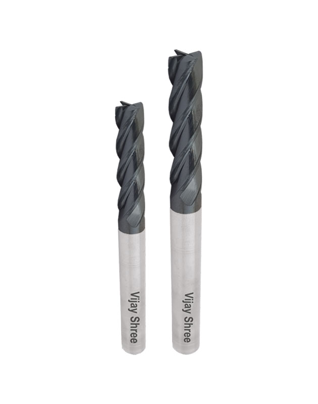 4 Flute Spiral End Mill Carbide Tools Vijay Shree Tools